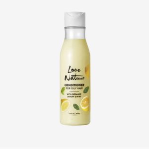 Conditioner για Λιπαρά Μαλλιά με Οργανικό Λεμόνι & Μέντα Love Nature - 43624