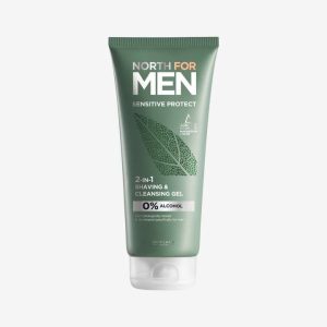2-σε-1 Gel Ξυρίσματος & Καθαρισμού Sensitive Protect North for Men - 44378