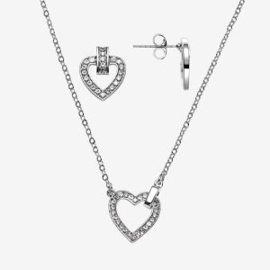 Σετ κοσμημάτων Crush Pave Heart - 47236