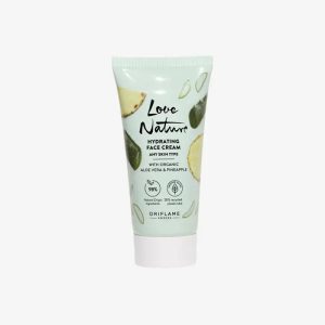 Ενυδατική Κρέμα Προσώπου με Οργανική Aloe Vera & Ανανά Love Nature - 46071