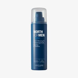 2-σε-1 Αφρός Ξυρίσματος & Καθαρισμού Foam North For Men Subzero - 46632